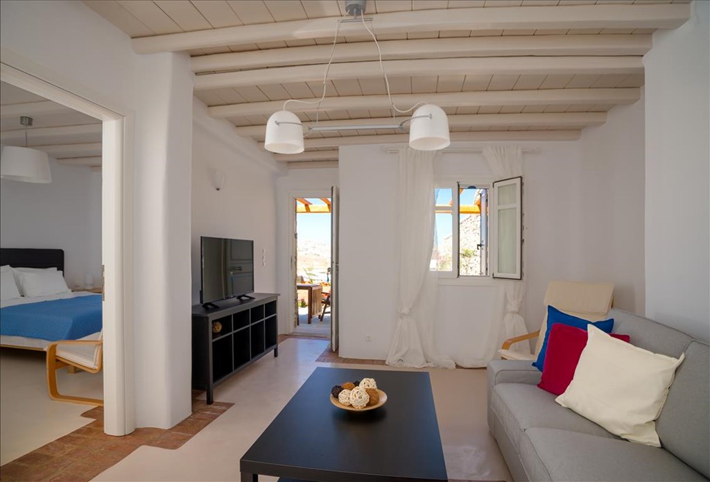 4+1 for sale Maisonette with sea, magnificent view of the city in Mykonos