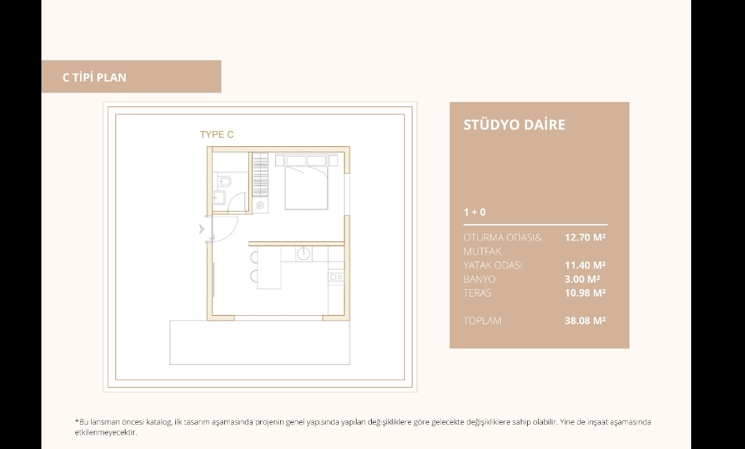 Studio flat for sale with Landspace & Nature in Royal Town Kotor