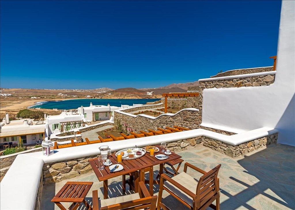 4+1 for sale Maisonette with sea, magnificent view of the city in Mykonos