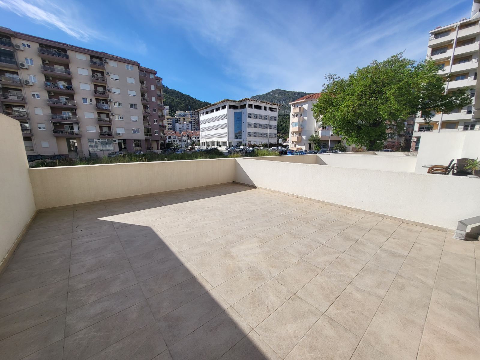 1+1 Apartment for sale with Spacious Terrace in the Center of Budva