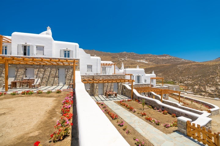 4+1 for sale Maisonette with sea, magnificent view of the city in Mykonos